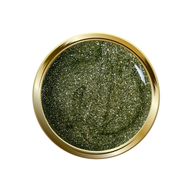Pastille de Gel Couleur Glitter Kaki