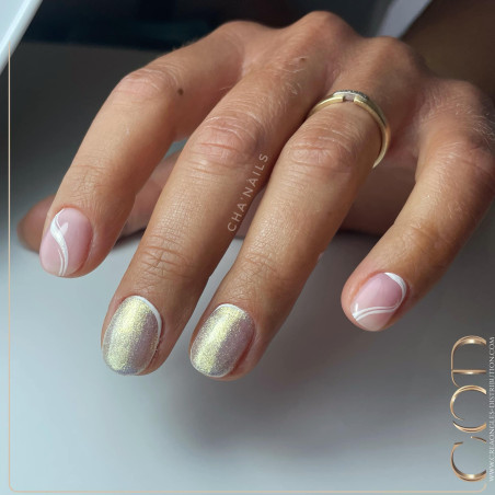 Square fait avec le Gel Couleur Crushed