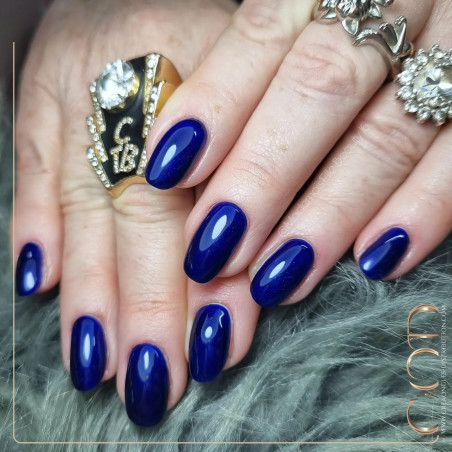 Oval fait avec le My Color Blue Moon