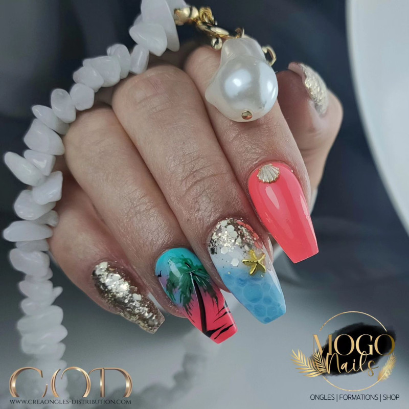 Nail art fait avec le My Color Waka Waka