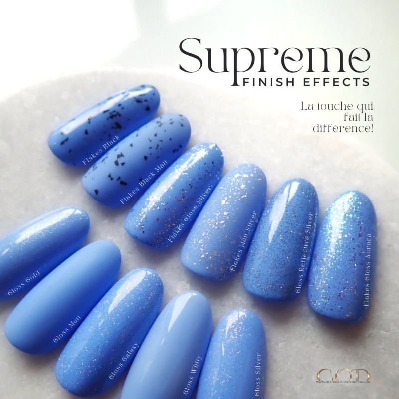 Capsules faites avec la Supreme Gloss Silver