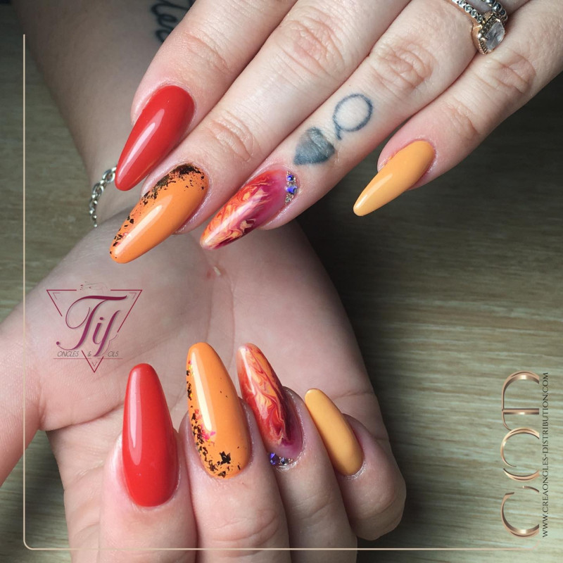 Stiletto et ballerina fait avec le My Color Waterloo Sunset