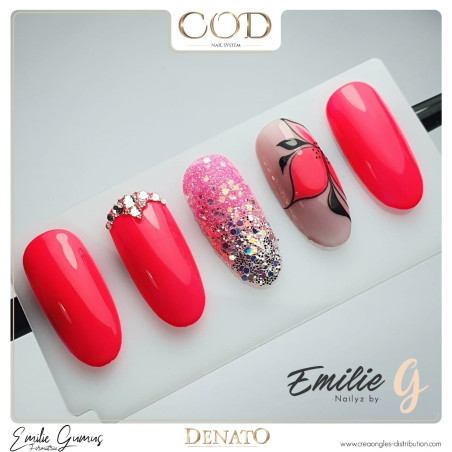 Capsules faites avec le Glitter Shine Barbie