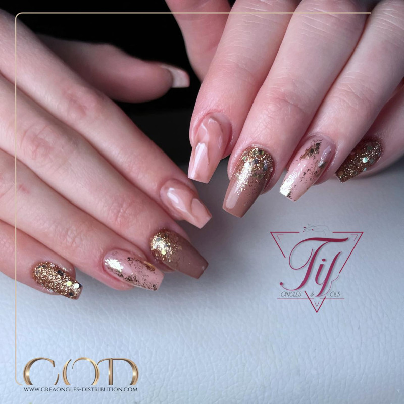 Ballerina fait avec le Glitter Shine Cooper