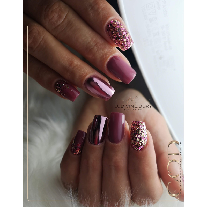 Square fait avec le Pigment chrome Boréale