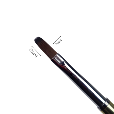 Brush Line Diamond Oval N°8