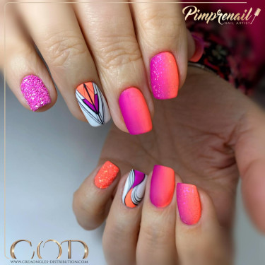 Sqaure fait avec le Electric Spark Light Corail