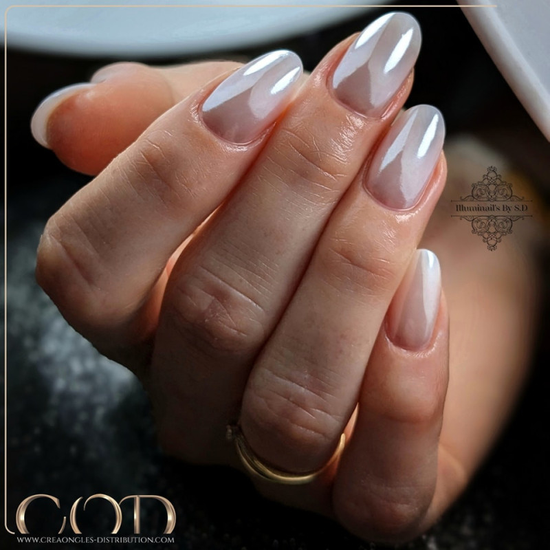 Rounded fait avec le Pigment effet perle