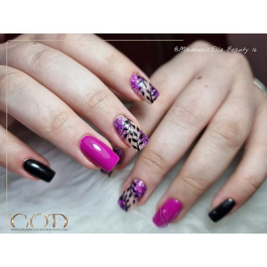 Square fait avec le Electric Spark Amethyst