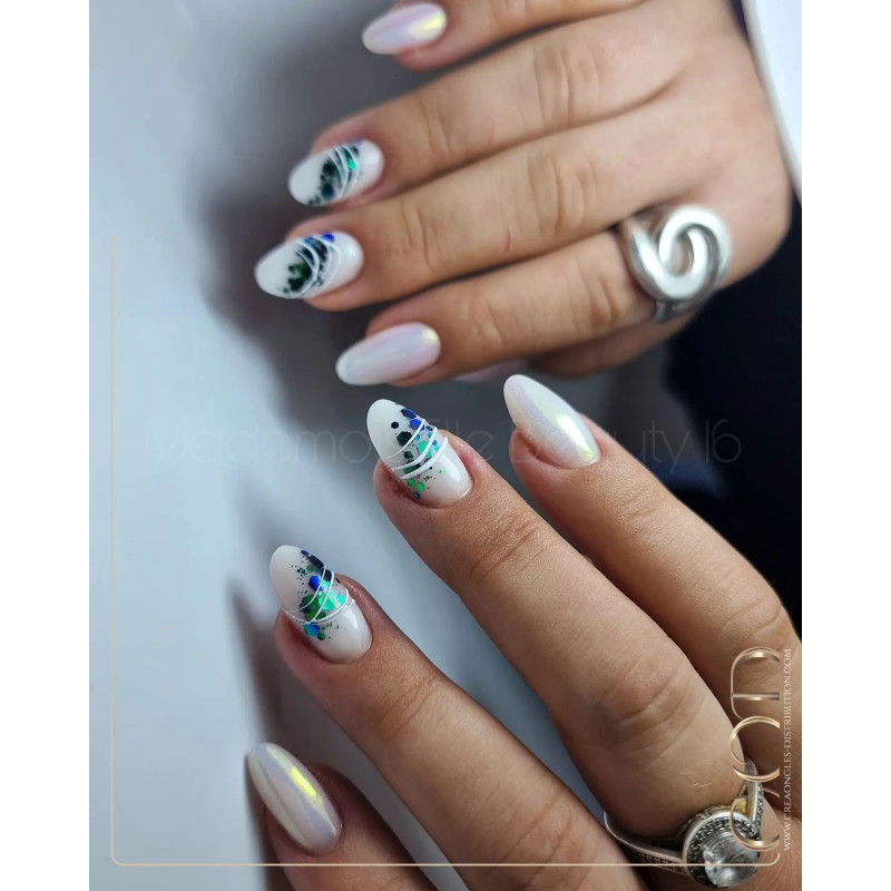 Ongles rond avec le Mix Shadow