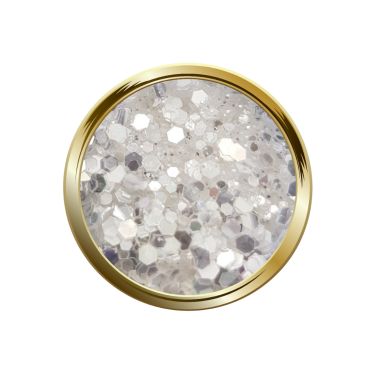 Pot d'Effet Glitter 01 blanc argenté métallique