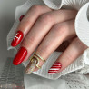 Nail art de noel fait avec le My Color Little Red 