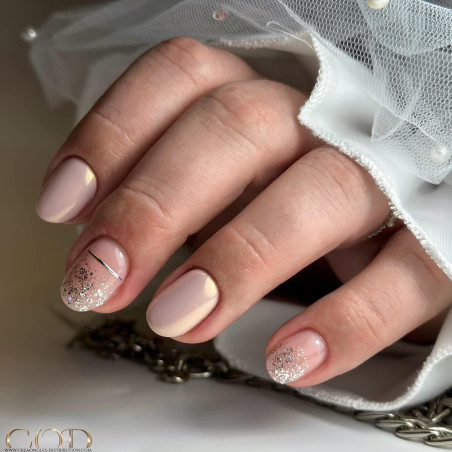 Rond fait avec le Pigment White Gold Rond fait avec le Pigment White Gold