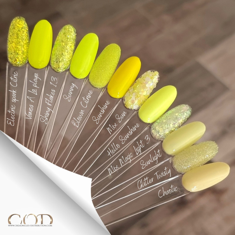 Nuancier fait avec le Electric Spark Citric