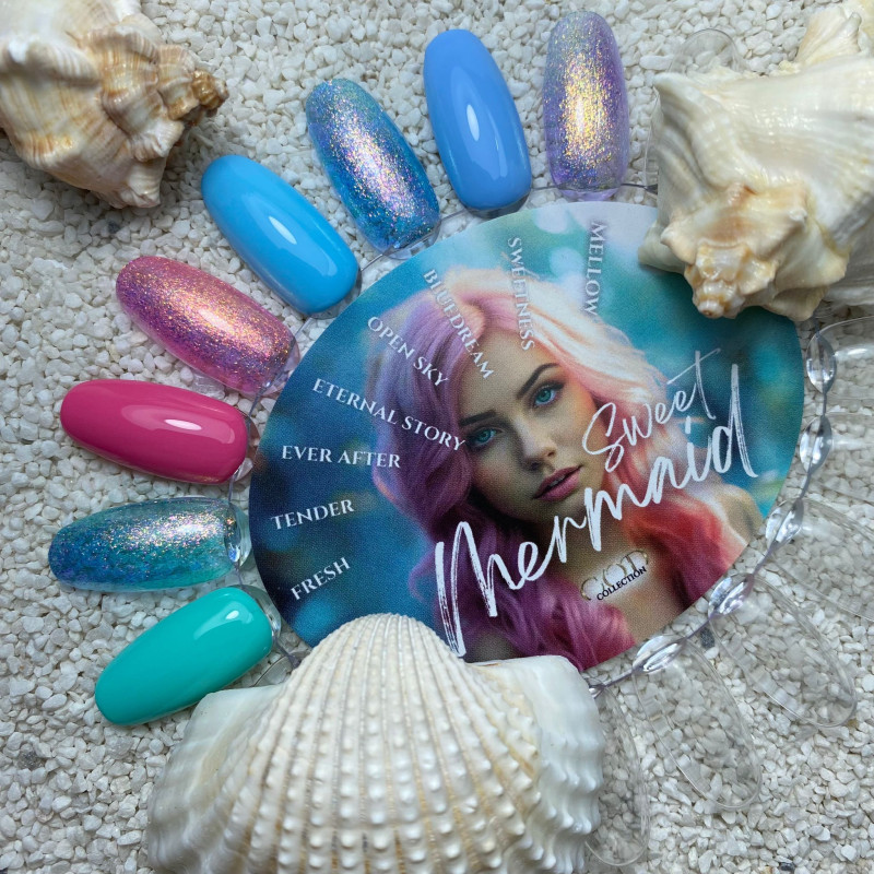Nuancier fait avec le My color Blue Dream