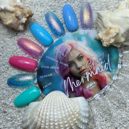 Nuancier fait avec le My color Blue Dream