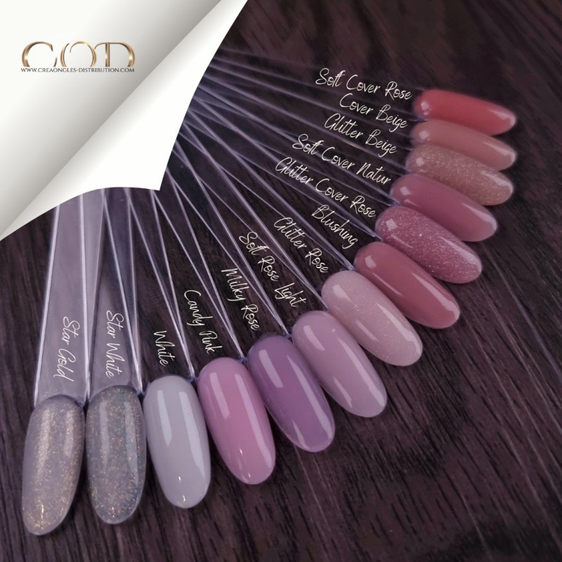 Tips fait avec le Acrygel Cover Blushing