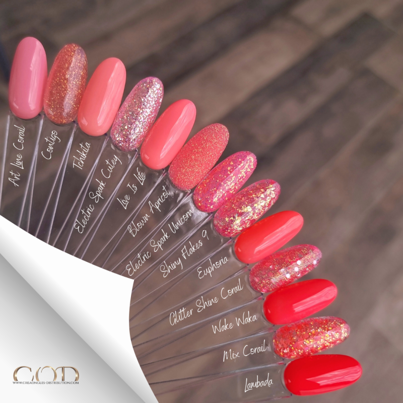 Nuancier avec le Mix Néon Corail