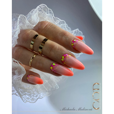 Ballerina fait avec le Builder Color neon corail Ballerina fait avec le Builder Color neon corail