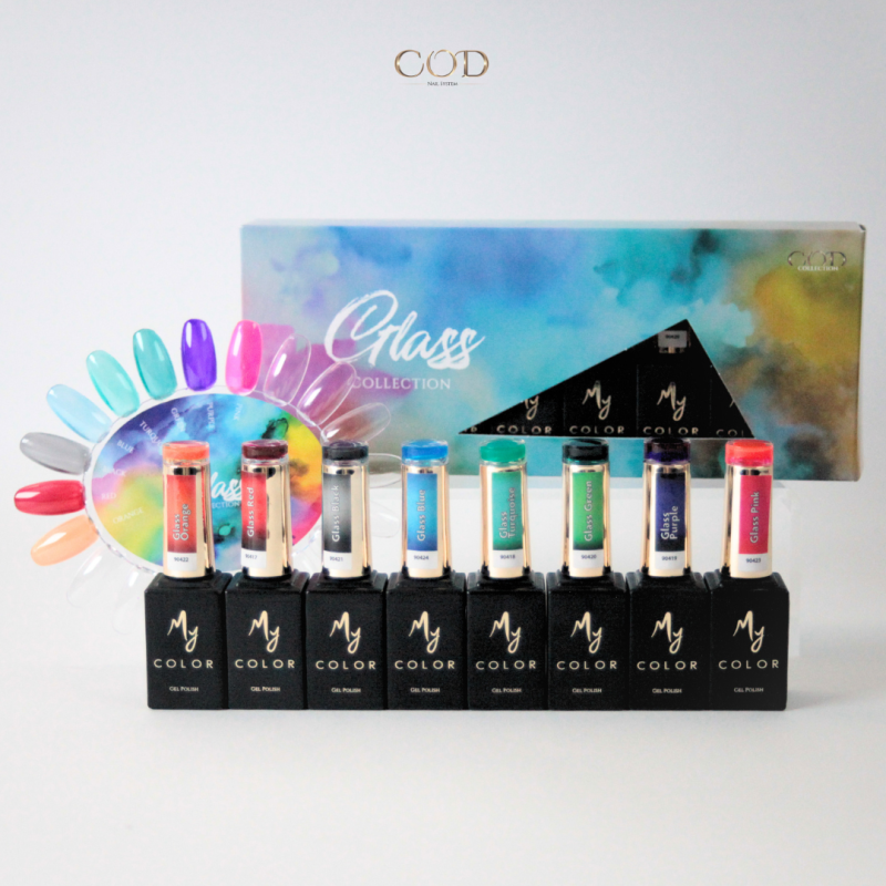 Flacon de la Box Glass collection & nuancier