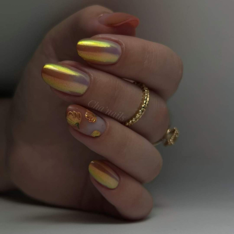 Oval fait avec le Pigment Aurora 8