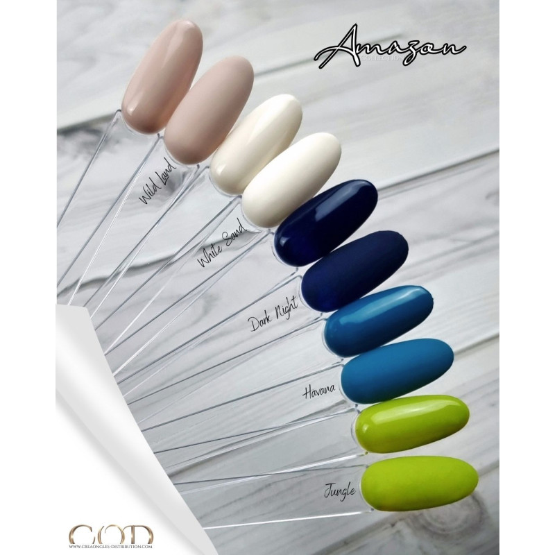 Nuancier fait avec le My color Dark Night