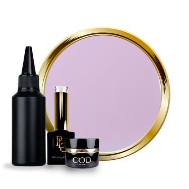 Flacon, pot, recharge et pastille de Pro Liquid Gel Rosy