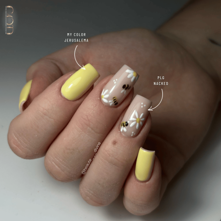 Pose ongles avec le Pro Liquid Gel Nacked et le My Color Jerusalema