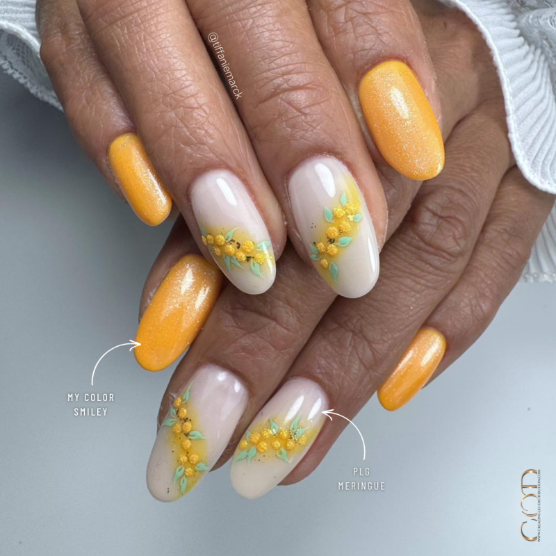 Pose avec le Pro Liquid Gel Meringue et le My Color Smiley