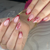 Pose en amande avec le Supreme Milky Rose et le My Color Fall In Love en Nail Art