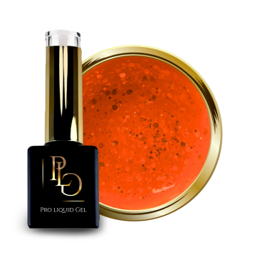Flacon et pastille PLG Shimmer Néon Orange