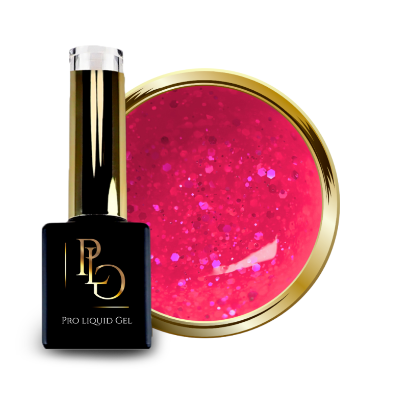 Pastille et flacon PLG Shimmer Néon Pink