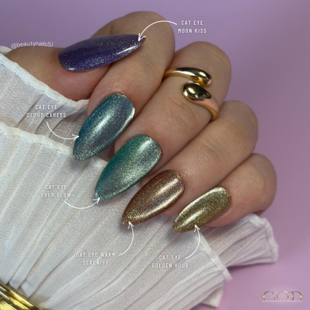 Pose d'ongles en amande avec la collection Soft Whispers