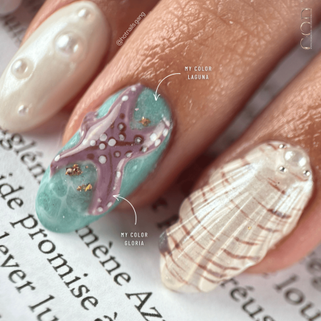 Pose en amandes avec le My Color Gloria et Cat Eye Laguna