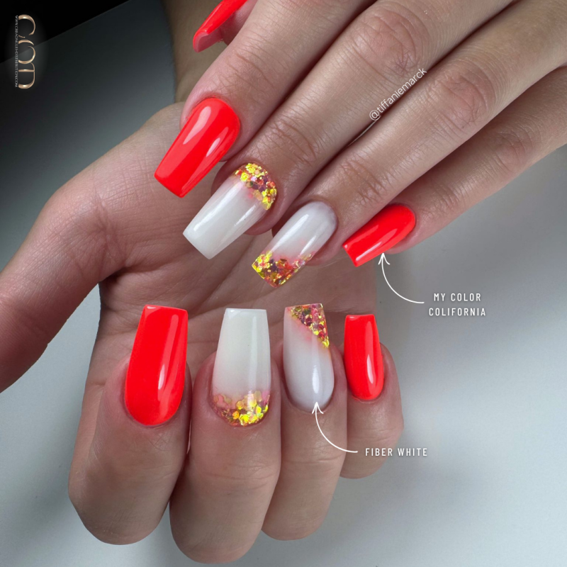 Pose coffin avec le My Color Colifornia et le Fiber White