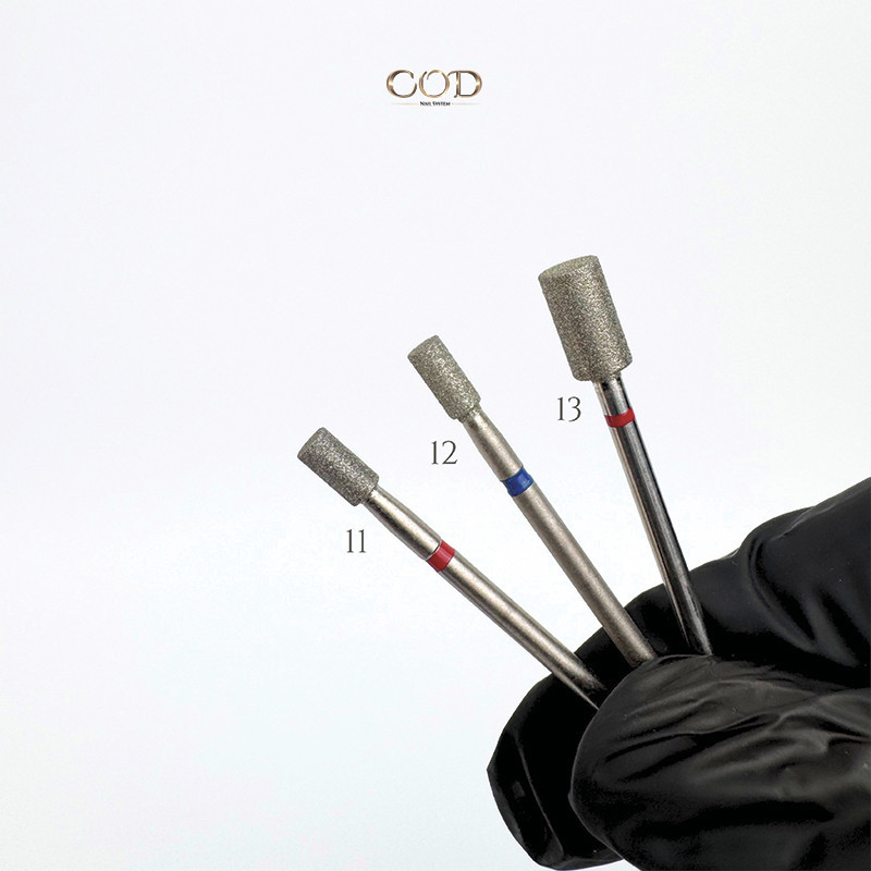 Comparatif des tailles dont l'Embout diamant N°14