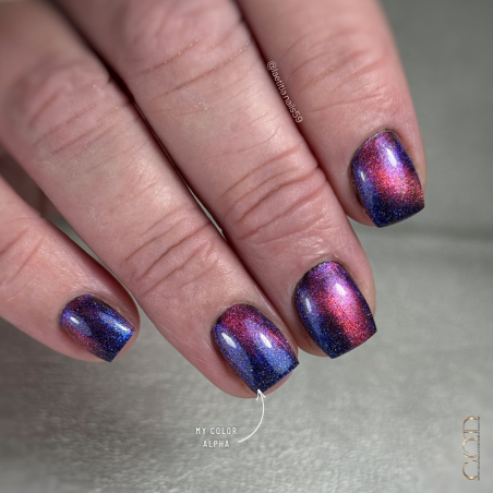 Pose carrée avec le My Color Cat Eye Alpha