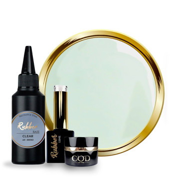 Base de goma transparente