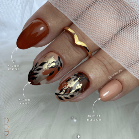 Pose ovale avec le My Color Nonstop, Havana et Hallelujah