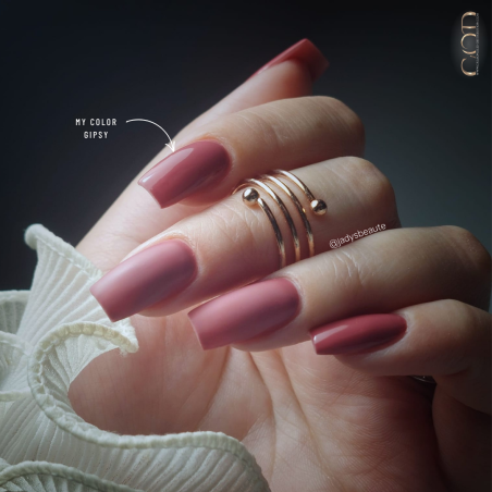 Pose carrée avec le My Color Gipsy et la Supreme Gloss Matt