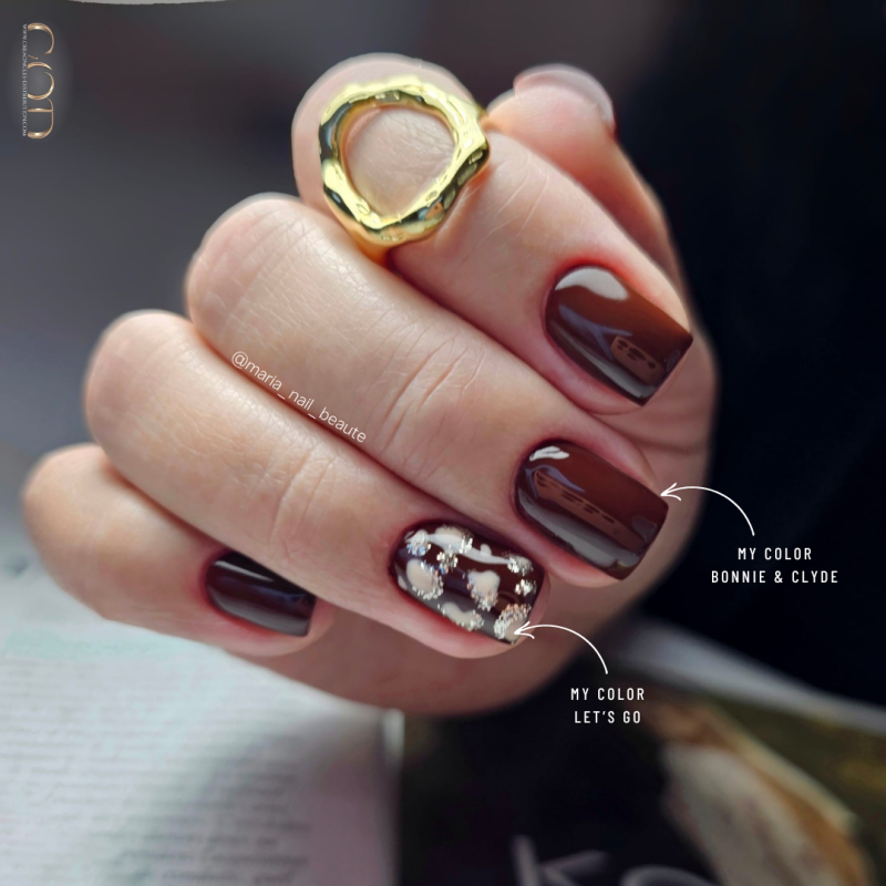 Pose carrée avec le My Color Bonnie & Clyde et Let's Go