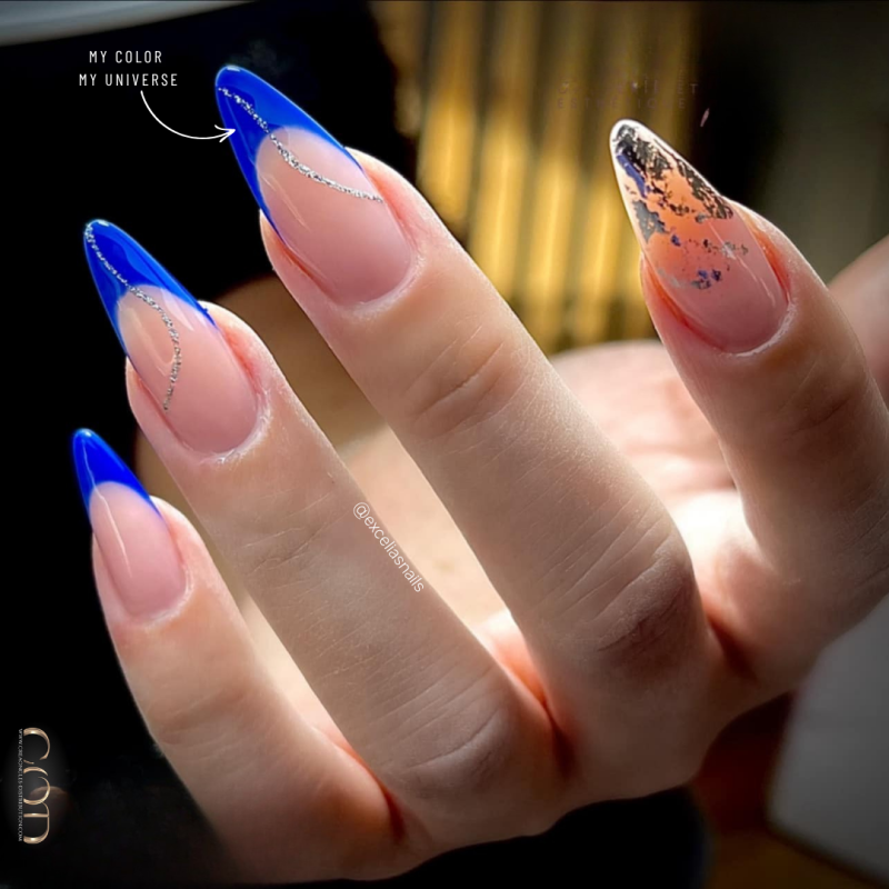 Pose d'ongle amande et french avec le vsp My Universe