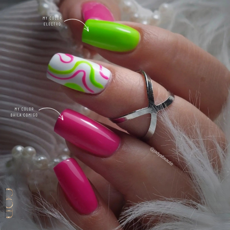 Pose d'ongle qvec le My Color Dancing