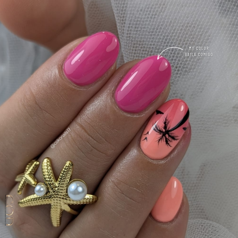 Pose d'ongle qvec le My Color Dancing