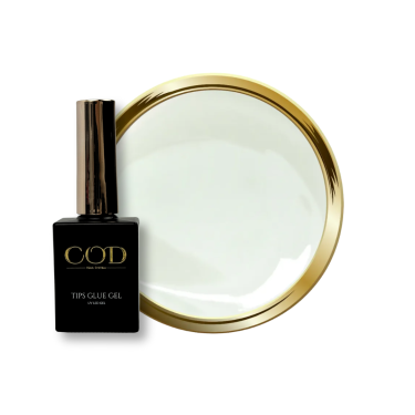 Flacon et pastille du Tips Glue Gel