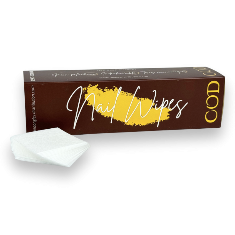 Brown Nail Wipes boîte