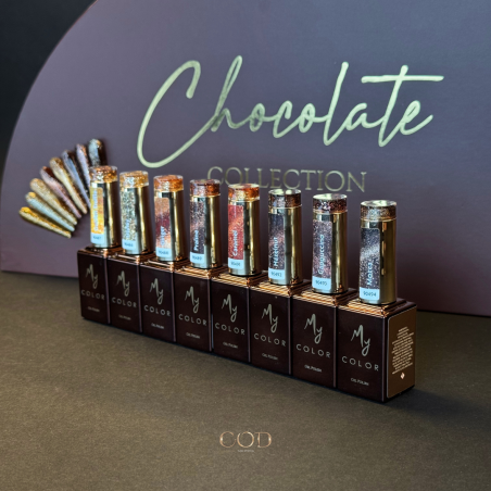 Flacons et boîte de la Chocolate Collection