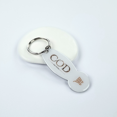 Porte Clé Caddie Marron