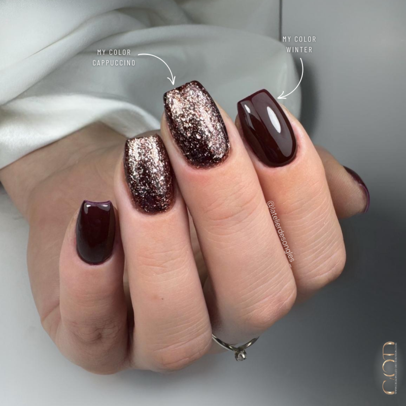 Pose coffin avec le My Color Winter et Cappuccino