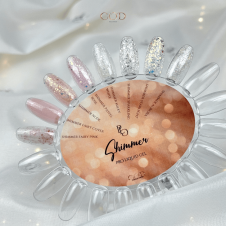 Nuancier de la Box Pro Liquid Gel Shimmer